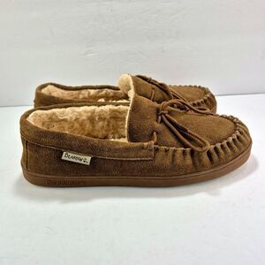 Bearpaw Men's Moc II Suede Moccasin Slipper Loafer Slip-On Hickory Size 12